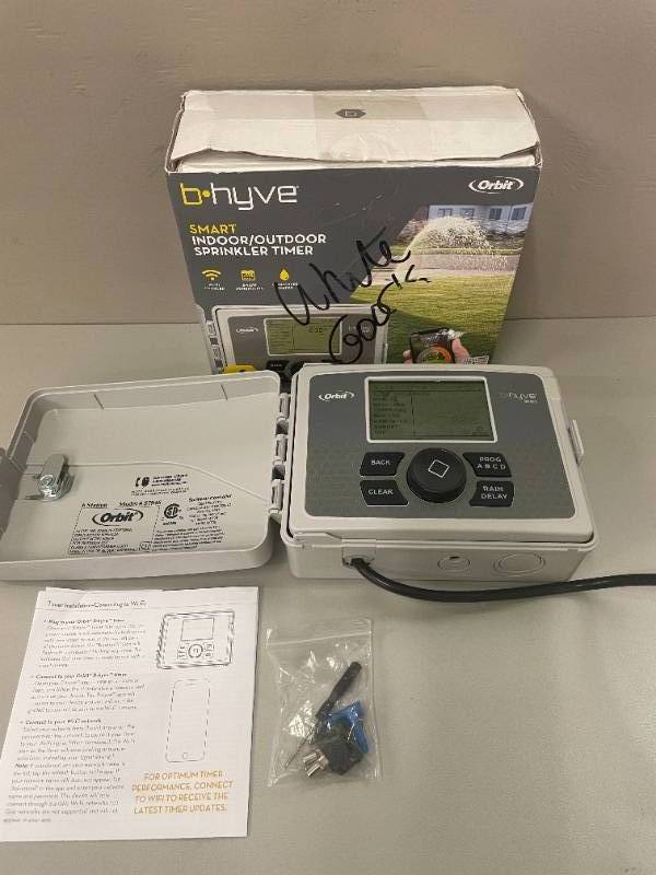 Orbit B-hyve 12-Zone IndoorOutdoor Smart Sprinkler Controller, Works with Amazon Alexa