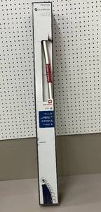 Glacier Bay Rustproof 72 in. Adjustable Tension Mount Curved Shower Rod in Brushed Nickel
