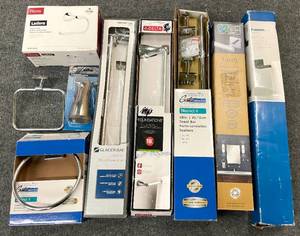 Lot of Chrome Bathroom Accessories Towel Bars, Rings and MORE