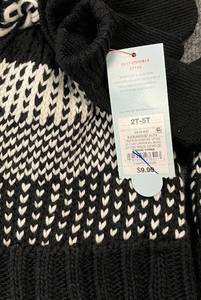 2 Youth Black and White Knit Hat &amp Mittens Sets.&nbsp&nbsp
