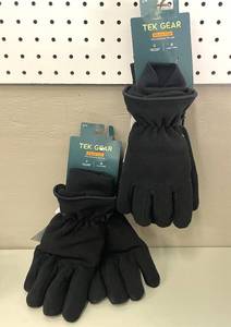2 Pair Mens 3M Thinsolate Microfleece Gloves Size SM