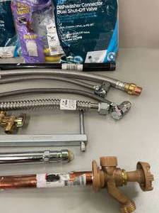 Large Lot of Plumbing Supplies and Tools