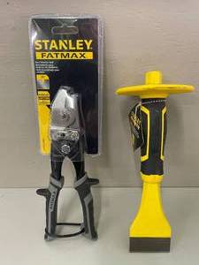 Stanley Duct Notcher Tool and 2 14 Electrician Chisel.&nbsp&nbsp
