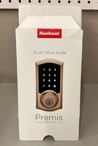 Kwikset Premis Touchscreen Smart Lock Satin Nickel Single Cylinder Electronic Deadbolt