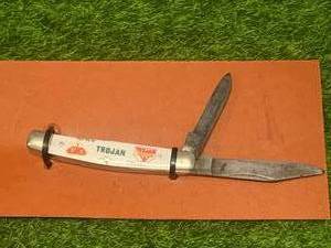 Trojan Seed Advertising Folding Pocketknife