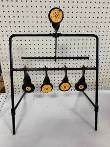 Five Metal Gun Targets