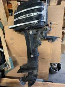 Mercury 6hp Boat Motor (Untested, Sold For Parts)