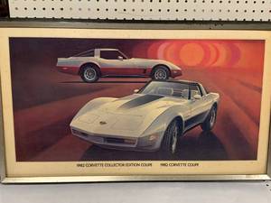 1982 Corvette Artwork (Given to Dealers Only 19� X 33�)