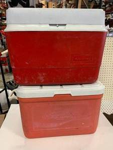 Coca Cola & Rubbermaid Coolers