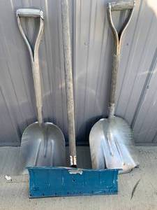Lot of Three Snow Shovels