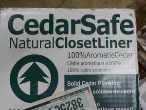 Cedar Safe Closet Liner...