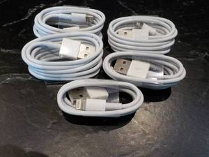 5 Lightening Cables for iPhone X, 8...
