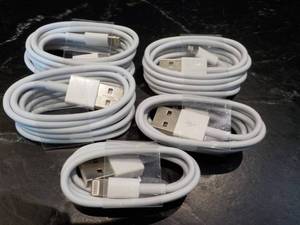 5 Lightening Cables for iPhone X, 8...