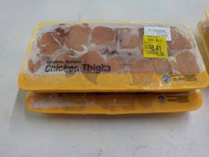 2 pkgs Frozen Boneless Chicken Thig...