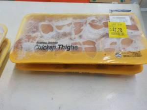 2 pkgs Frozen Boneless Chicken Thig...