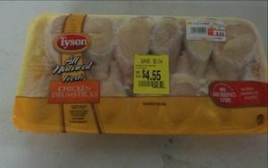 3 pkgs Frozen Chicken Drumsticks...