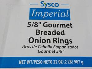 32 oz Box Frozen Breaded Onion Ring...