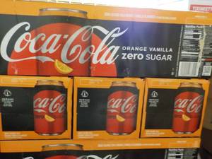 4 - 12 Packs Coca Cola Orange Vanil...