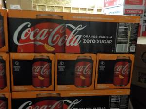 4 - 12 Packs Coca Cola Orange Vanil...