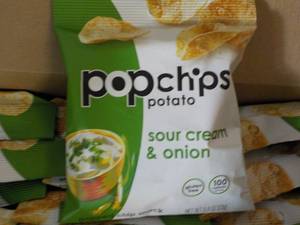 2 Cases Pop Chips Sour Cream and On...