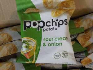 2 Cases Pop Chips Sour Cream and On...