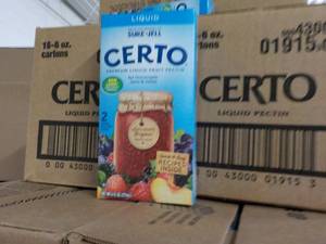 2 Cases 16-6 oz Ctns Certo Sure Jel...