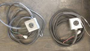 lot 24 image: 2 Warehouse Electrical drop cords est 16 ft long