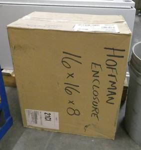 lot 29 image: Brand new Hoffman enclosure cabinet 16x16x8