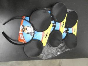 lot 61 image: 6 New Mickey Mouse Ear headbands