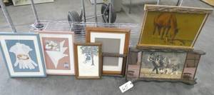 lot 65 image: Lot of pictures and frames