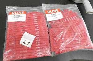 lot 67 image: Two 100 packs of truck seals