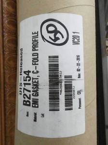lot 158 image: 50 pieces of 8 ft long EMI Gasket - C-fold profile