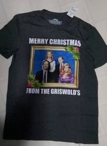 lot 163 image: New case of 12 Lampoon Christmas Vacation Adult Med tshirts
