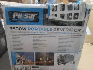 lot 5 image: pulsar 3500 watt portable generator...