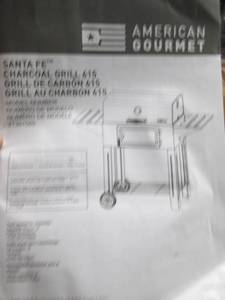 lot 12 image: american gourmet santa fe charcoal ...