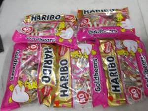 lot 46 image: 5 bags of Haribo 40 valentine excha...