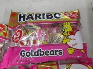lot 59 image: 5 bags of Haribo 40 valentine excha...