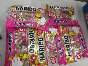 lot 64 image: 5 bags of Haribo 40 valentine excha...
