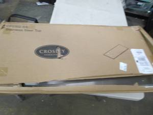 lot 89 image: large stainless steel top 42 iinche...