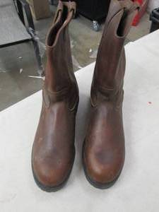 lot 93 image: redwing steel toe boots nice shape ...
