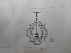 lot 141 image: fabulis light fixture...