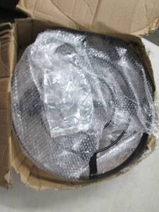 lot 153 image: 2 pack of 14 inch  round rolling tr...