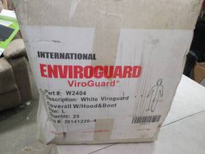 lot 158 image: international enviroguard coveralls...