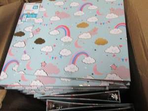 lot 210 image: Box of 3 ring binders...