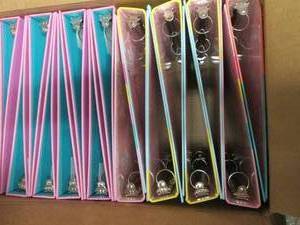 lot 216 image: Box of 3 ring binders...