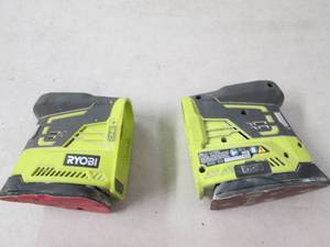 lot 105 image: 2 ryobi palm sanders untested no ba...