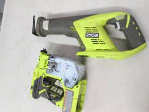 lot 109 image: ryobi painter and sawzall untested ...