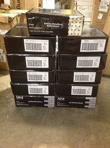 9 Boxes of MSI Ice Beveled Subway Flooring Customer Returns See Pictures