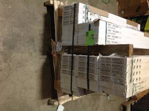 Pallet of 32 Boxes of Catalina Ice 8 in. x 48 in. Polished Porcelain Floor and Wall Tile (10.33 sq. ft.Case) by MSI Customer Returns See Pictures