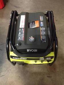 Ryobi 6,500-Watt Gasoline Powered Portable Generator with CO Shutdown Sensor customer return see pictures